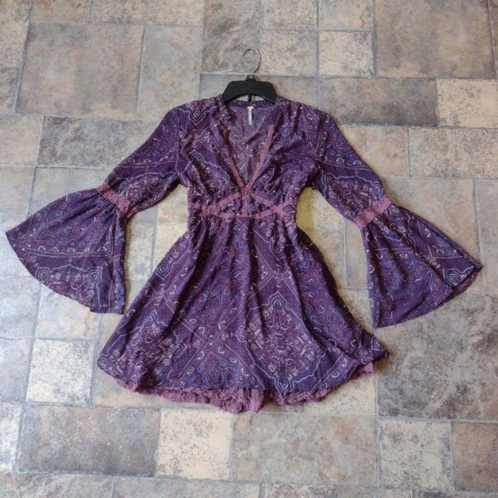 Free People Moonlight Bay dress size 2 - Picture 3 of 12